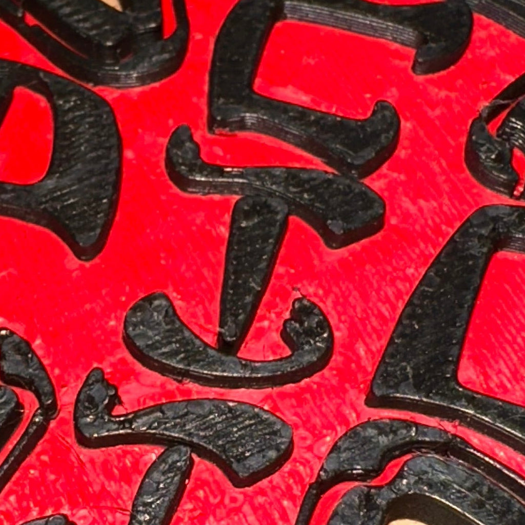 Pig City Skates 3D Printed Cross Key Ring