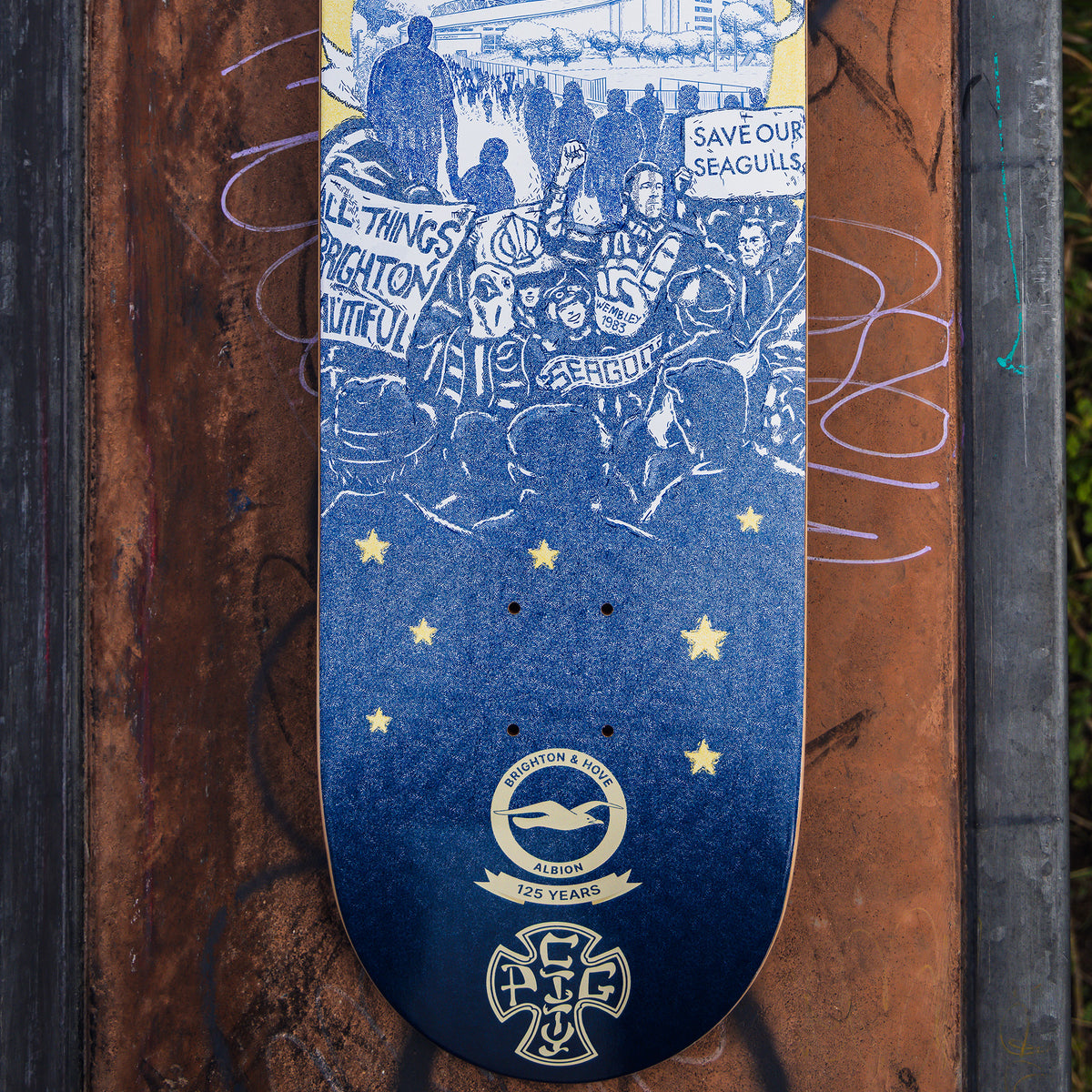 Official Brighton & Hove Albion x Pig City Skates 125 Year Deck (Limited Edition)