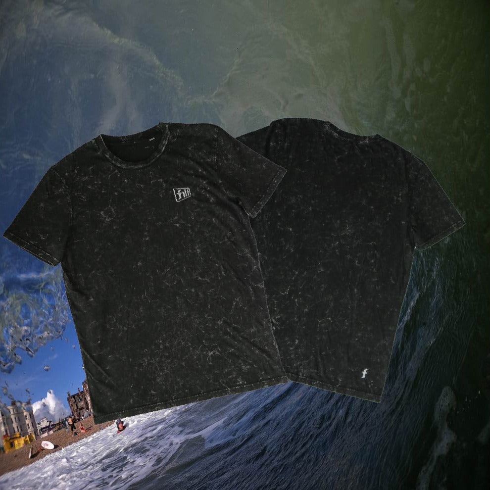 Filf Black Marble Organic T shirt