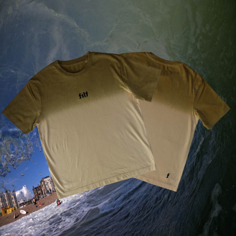 Filf Dip Dye Olive T shirt