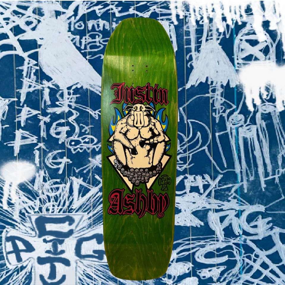 Pig City Skates - Justin Ashby Deck - Hand Screen Printed