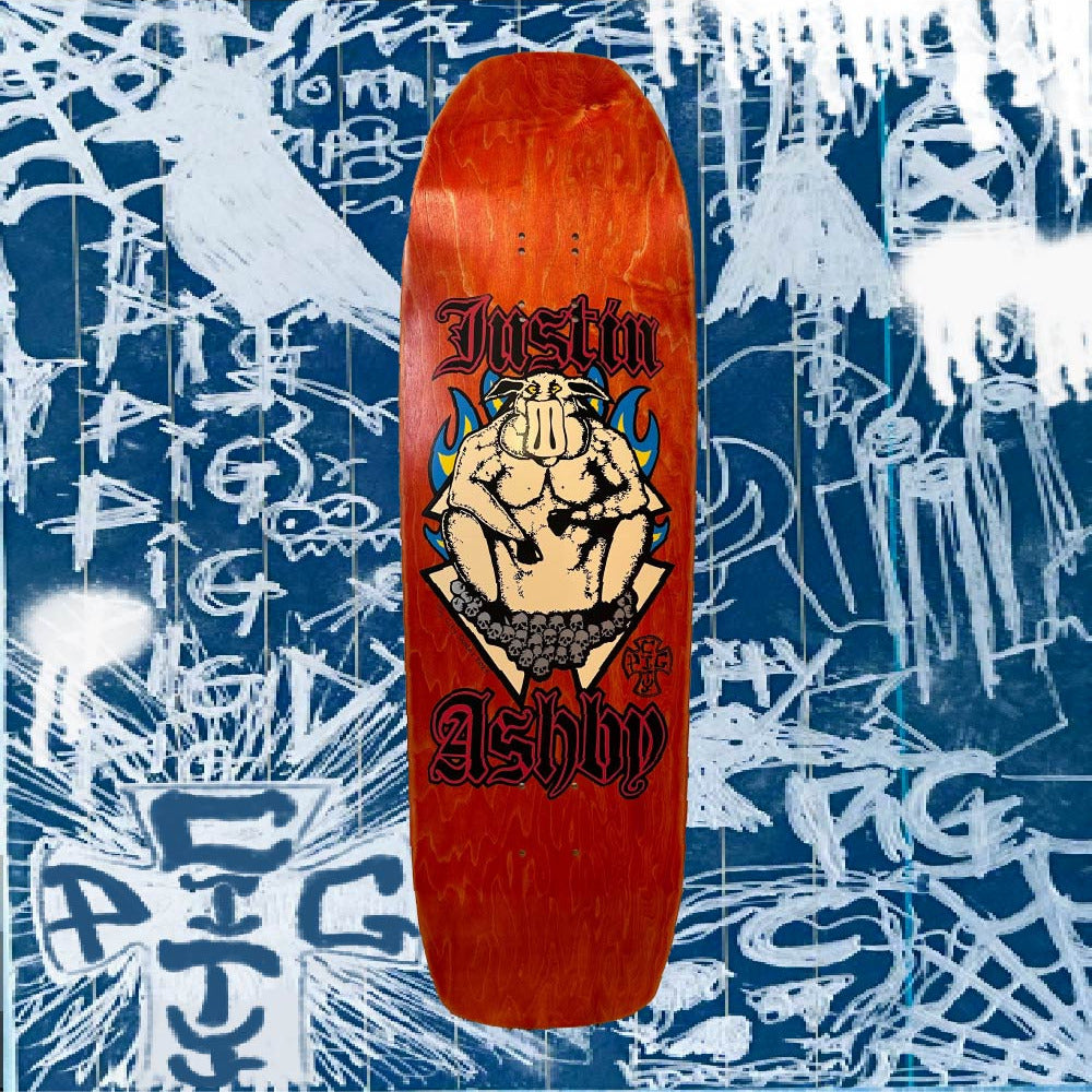 Pig City Skates - Justin Ashby Deck - Hand Screen Printed