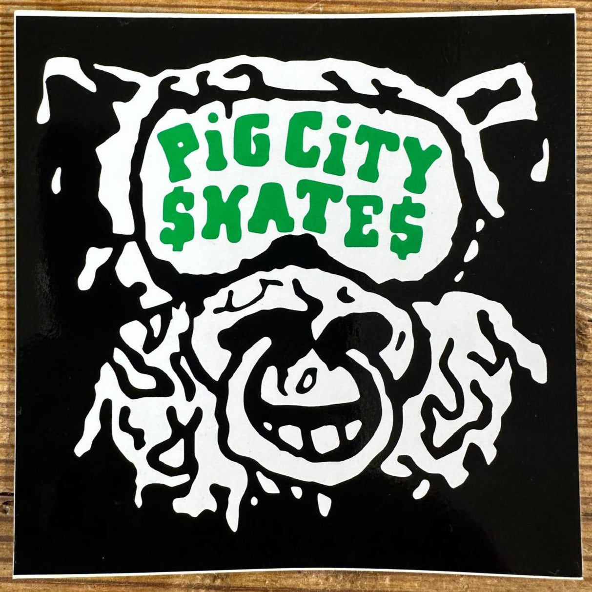 Pig City Skates Melted Pig Sticker