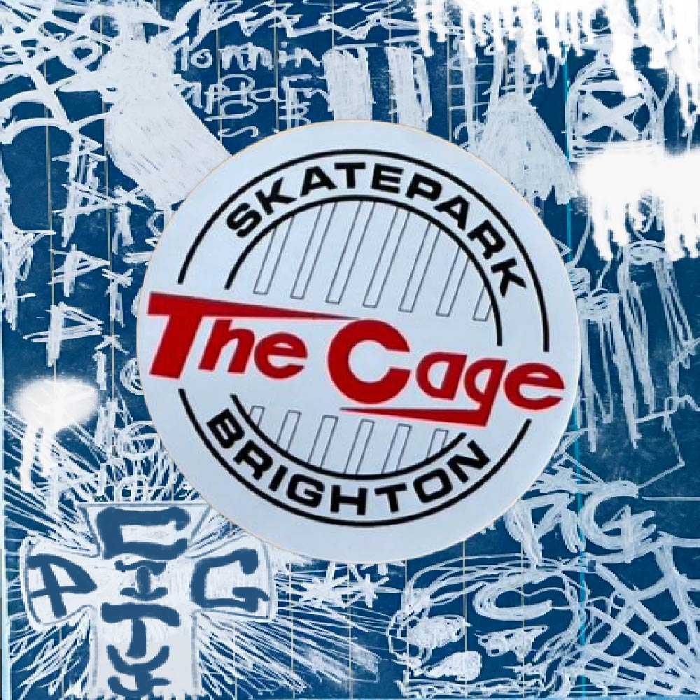 The Cage Skatepark Brighton Sticker - Reissue