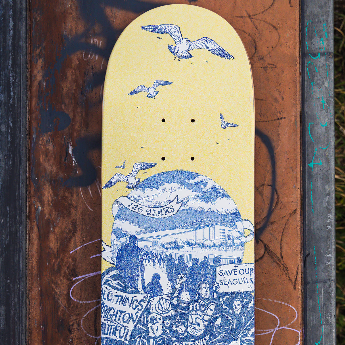 Official Brighton & Hove Albion x Pig City Skates 125 Year Deck (Limited Edition)