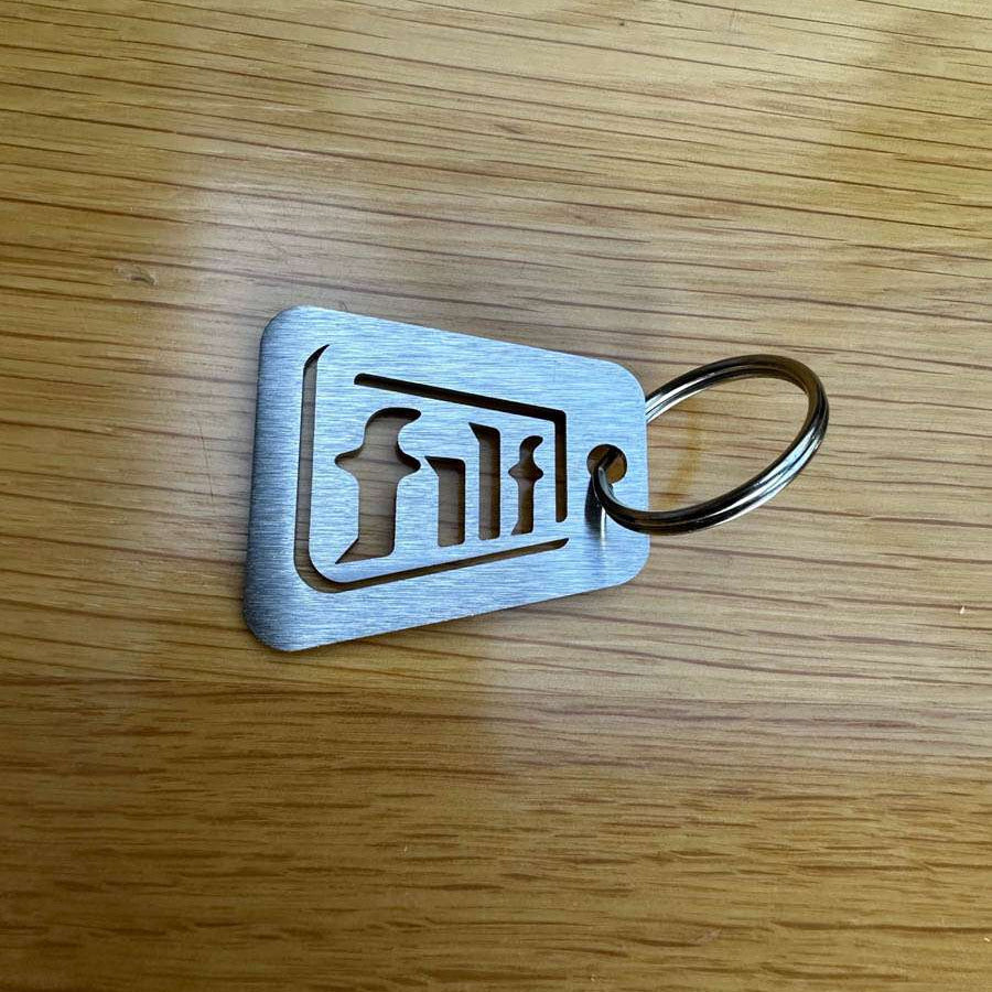 Filf surrounded keyring